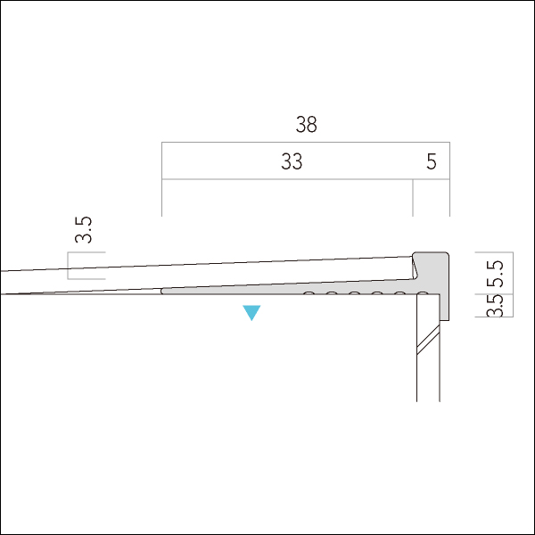 製品断面図