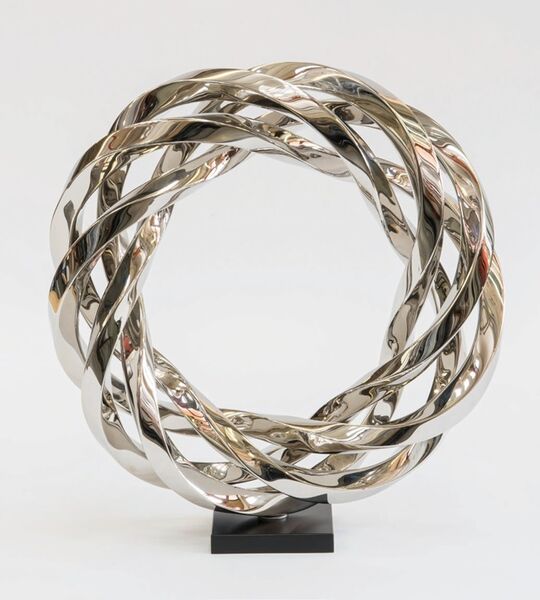 SPIRAL. KANAZA-S ステンレス・スティール Stainless steel 41h×38w×19d cm