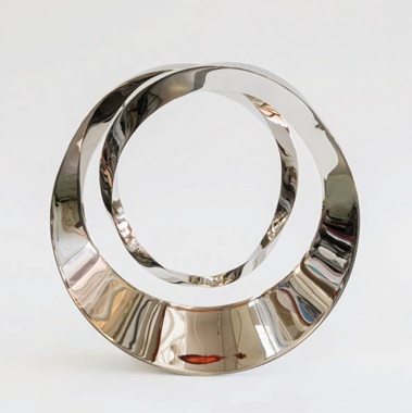 SPIRAL. ROL ステンレス・スティール Stainless steel 15h×41w×10d cm