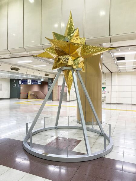 JR上野駅構内作品移設