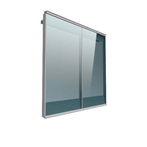 LOW-E ペアガラス ブルーグレー 0001(Low-e Pair Glass Blue Gray 0001)
