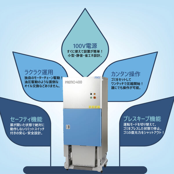 自動ゴミ圧縮機 プレモ200(P200SH-B70)