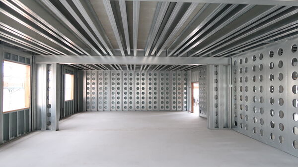 3階建て事務所躯体