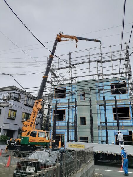 4階建て鉄壁完成