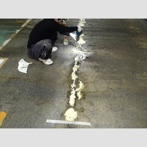 注入工法 注入後