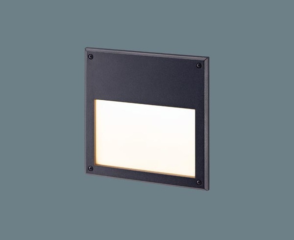 壁埋込型 LED フットライト 防雨型 スクエアタイプ／パネル付型 白熱 ...