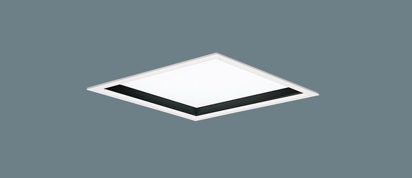 天井埋込型 LED（白色） 一体型LEDベースライト 乳白パネル 深枠（黒