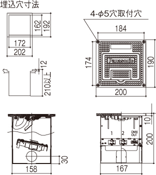 施設用寸法図