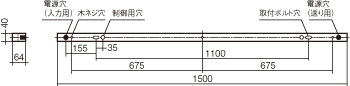 天井直付型・壁直付型・据置取付型 LED（昼白色） ベースライト sB