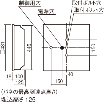 パナソニック 一体型LEDベースライト《iDシリーズ》 スクエアシリーズ