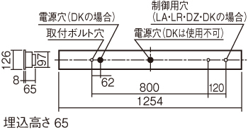 天井埋込型 40形 一体型LEDベースライト コンフォート／下面開放型 Hf