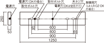 天井直付型 40形 一体型LEDベースライト 連続調光型調光タイプ