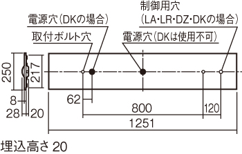 施設用寸法図