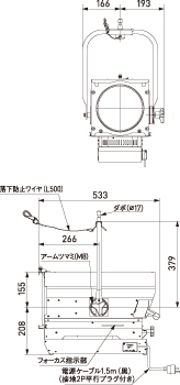施設用寸法図