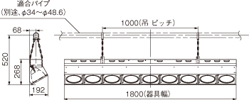 施設用寸法図