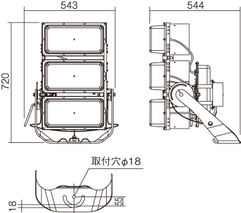 施設用寸法図