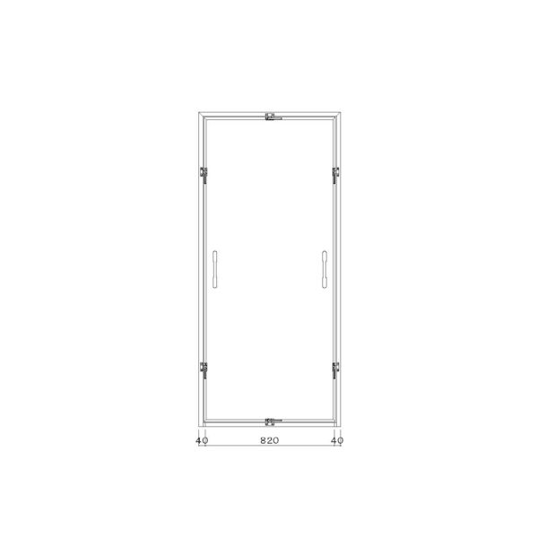 THZ40(軽量間仕切り用着脱式マシンハッチ)(THZ40-1)