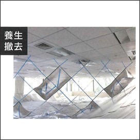 養生撤去