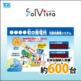 太陽光発電表示パネル