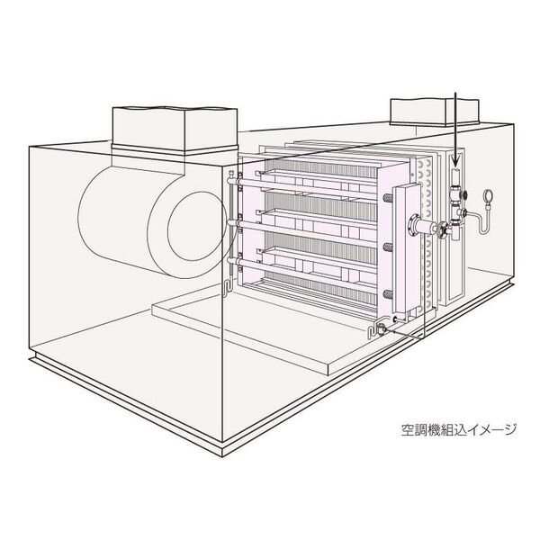 SBA 空調機組込イメージ