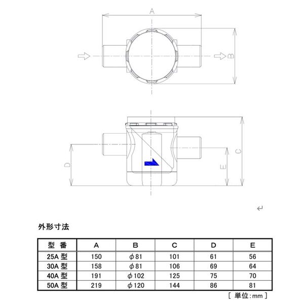 C・トラップ 耐候性保温型 F-CTUV40 Cトラップ 正式的 C・トラップ 耐候性保温型／40A(F-CTUV40) その他 - その他