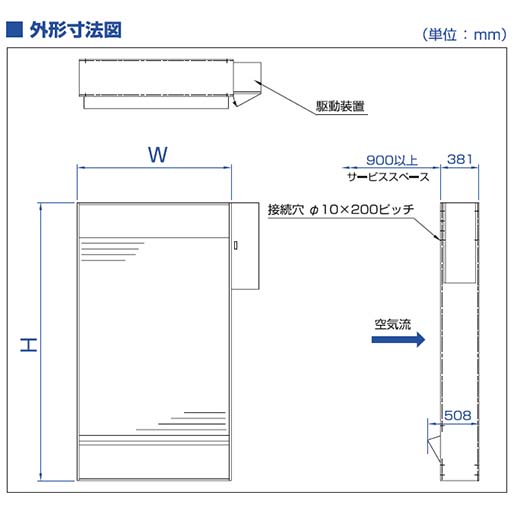 外形寸法図