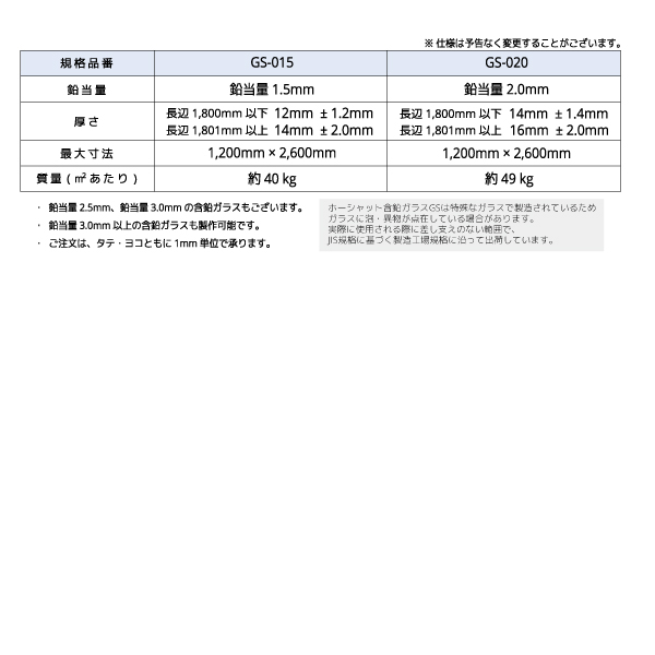 仕様